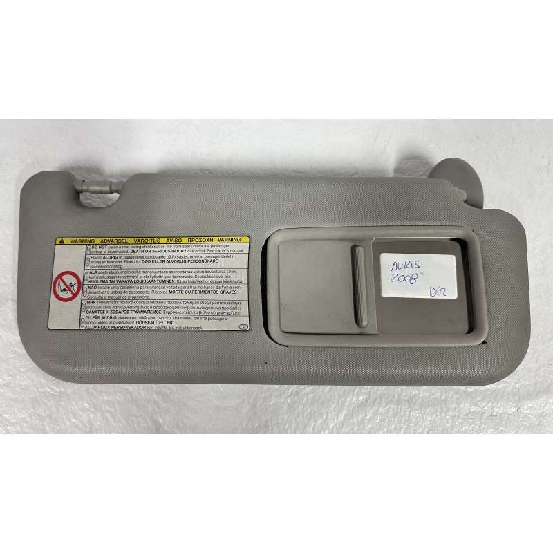 PALA DE SOL DIREITA TOYOTA AURIS ANO-2008